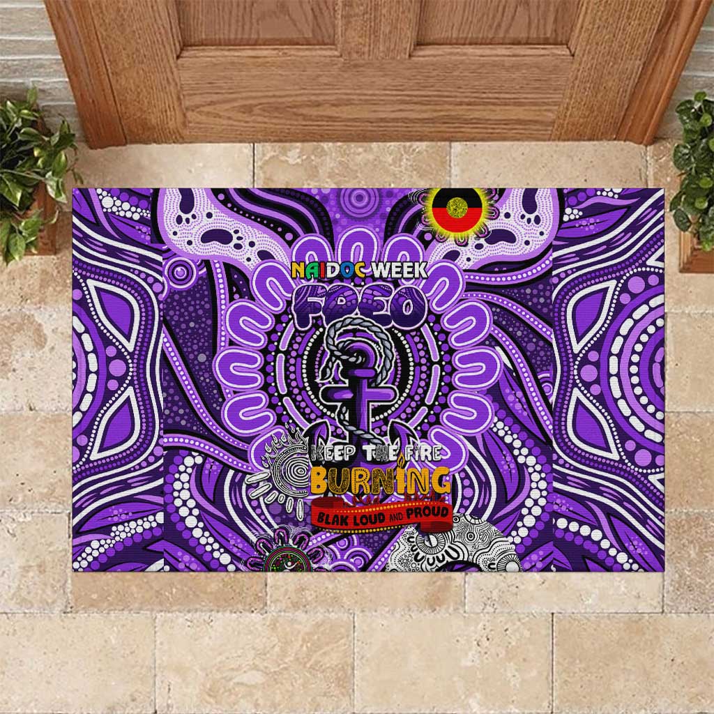 Fremantle Dockers Freo NAIDOC Week 2024 Rubber Doormat Mascot Football