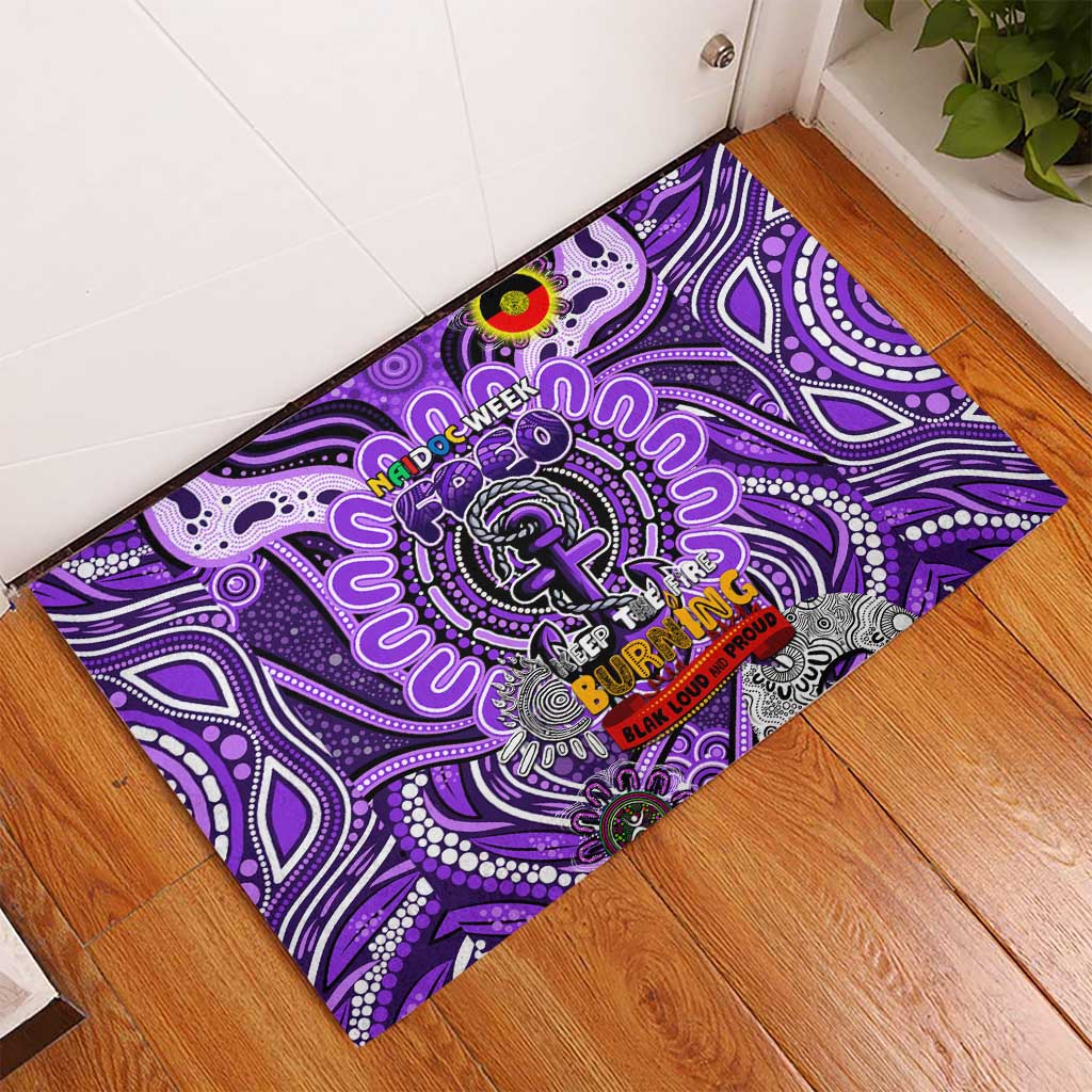 Fremantle Dockers Freo NAIDOC Week 2024 Rubber Doormat Mascot Football