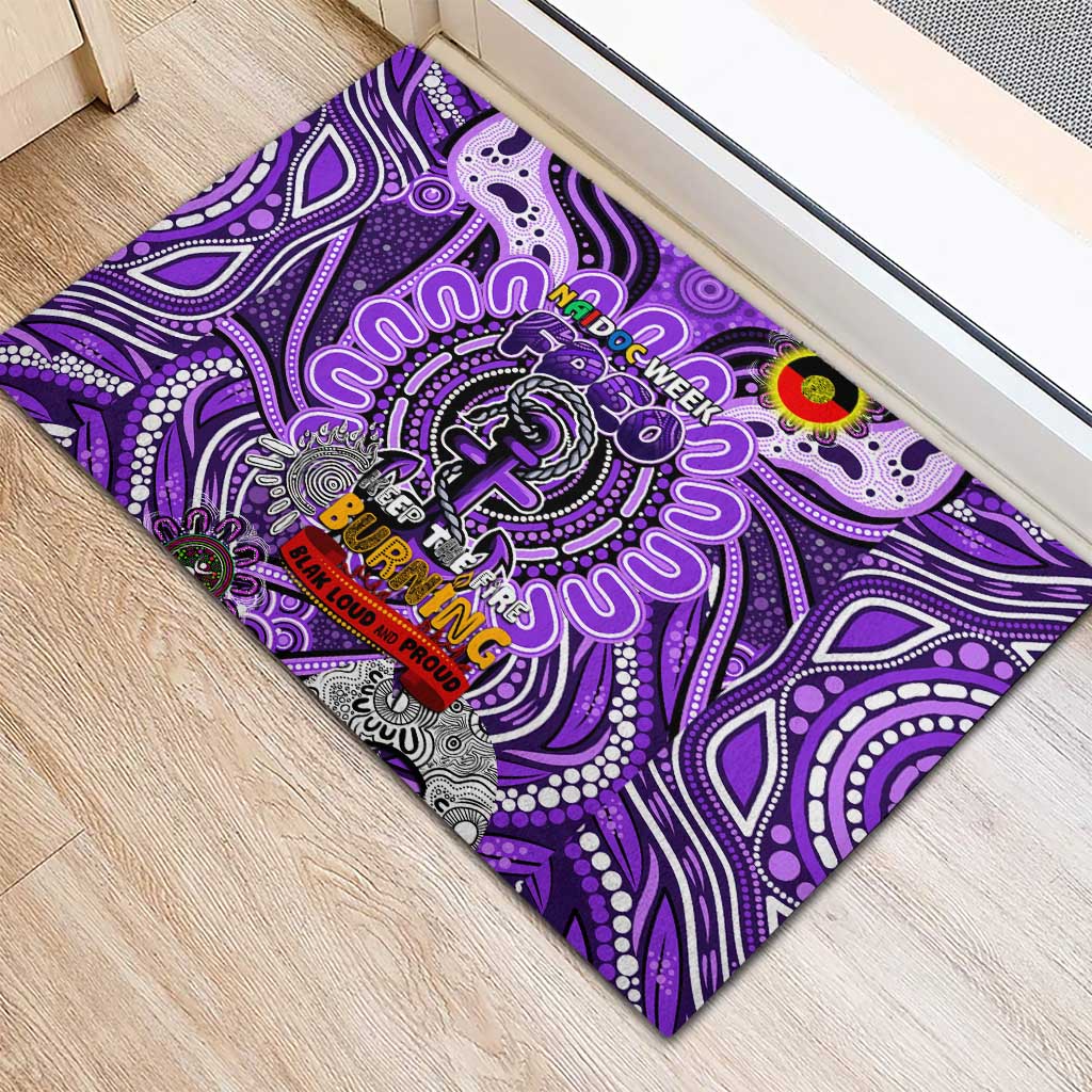Fremantle Dockers Freo NAIDOC Week 2024 Rubber Doormat Mascot Football