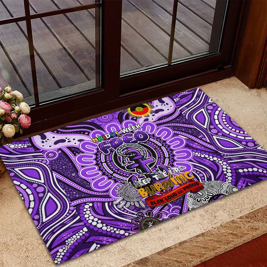 Fremantle Dockers Freo NAIDOC Week 2024 Rubber Doormat Mascot Football