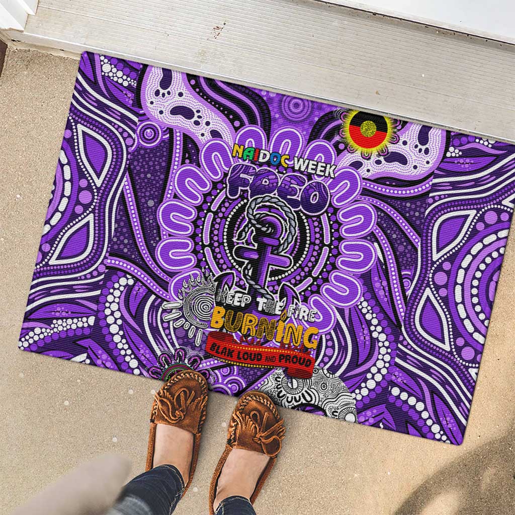 Fremantle Dockers Freo NAIDOC Week 2024 Rubber Doormat Mascot Football
