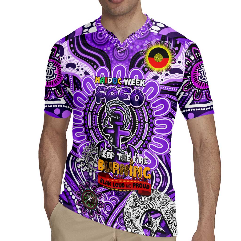 Custom Fremantle Dockers Freo NAIDOC Week 2024 Rugby Jersey Mascot Football