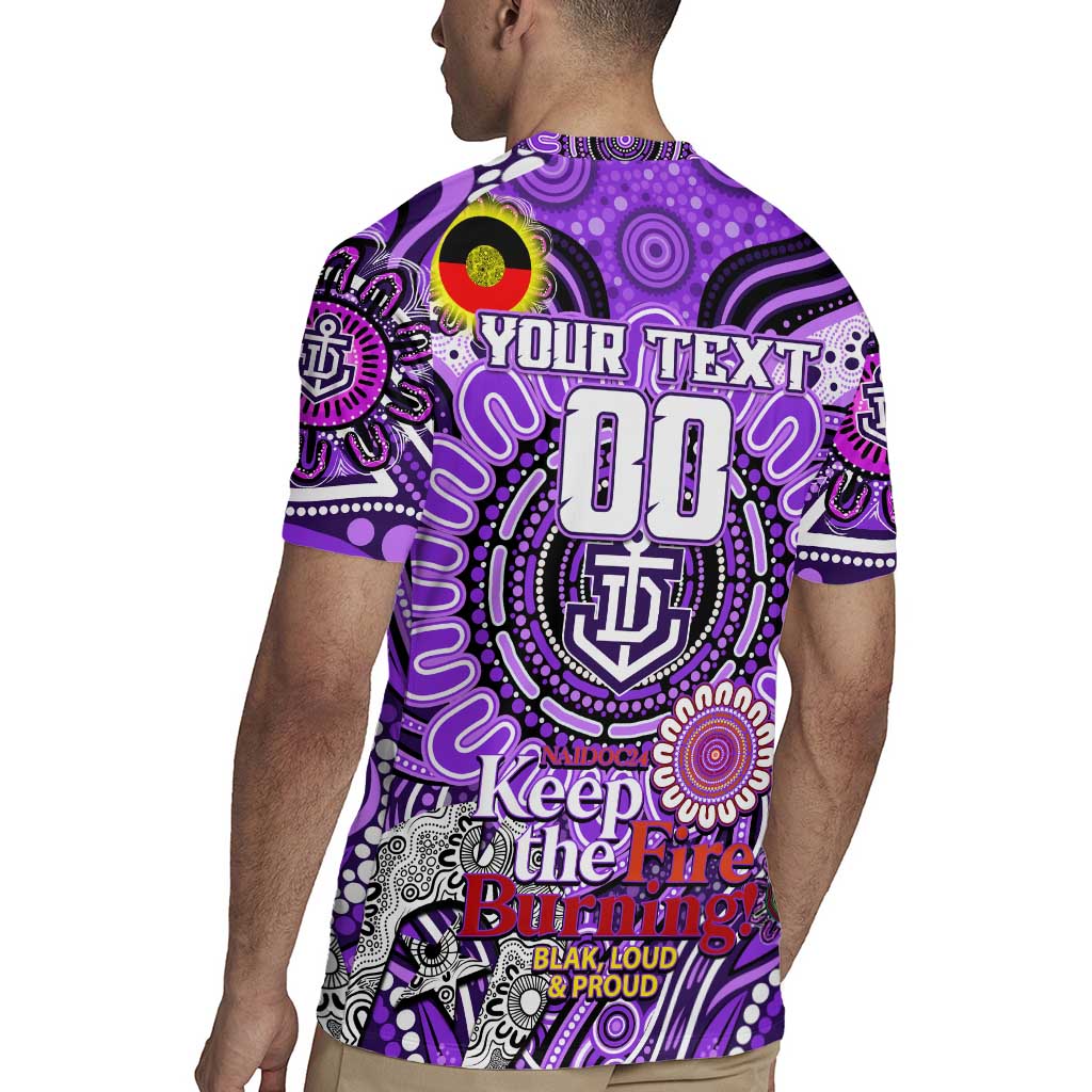 Custom Fremantle Dockers Freo NAIDOC Week 2024 Rugby Jersey Mascot Football