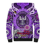 Custom Fremantle Dockers Freo NAIDOC Week 2024 Sherpa Hoodie Mascot Football