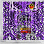 Fremantle Dockers Freo NAIDOC Week 2024 Shower Curtain Mascot Football