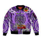 Custom Fremantle Dockers Freo NAIDOC Week 2024 Sleeve Zip Bomber Jacket Mascot Football