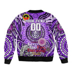 Custom Fremantle Dockers Freo NAIDOC Week 2024 Sleeve Zip Bomber Jacket Mascot Football