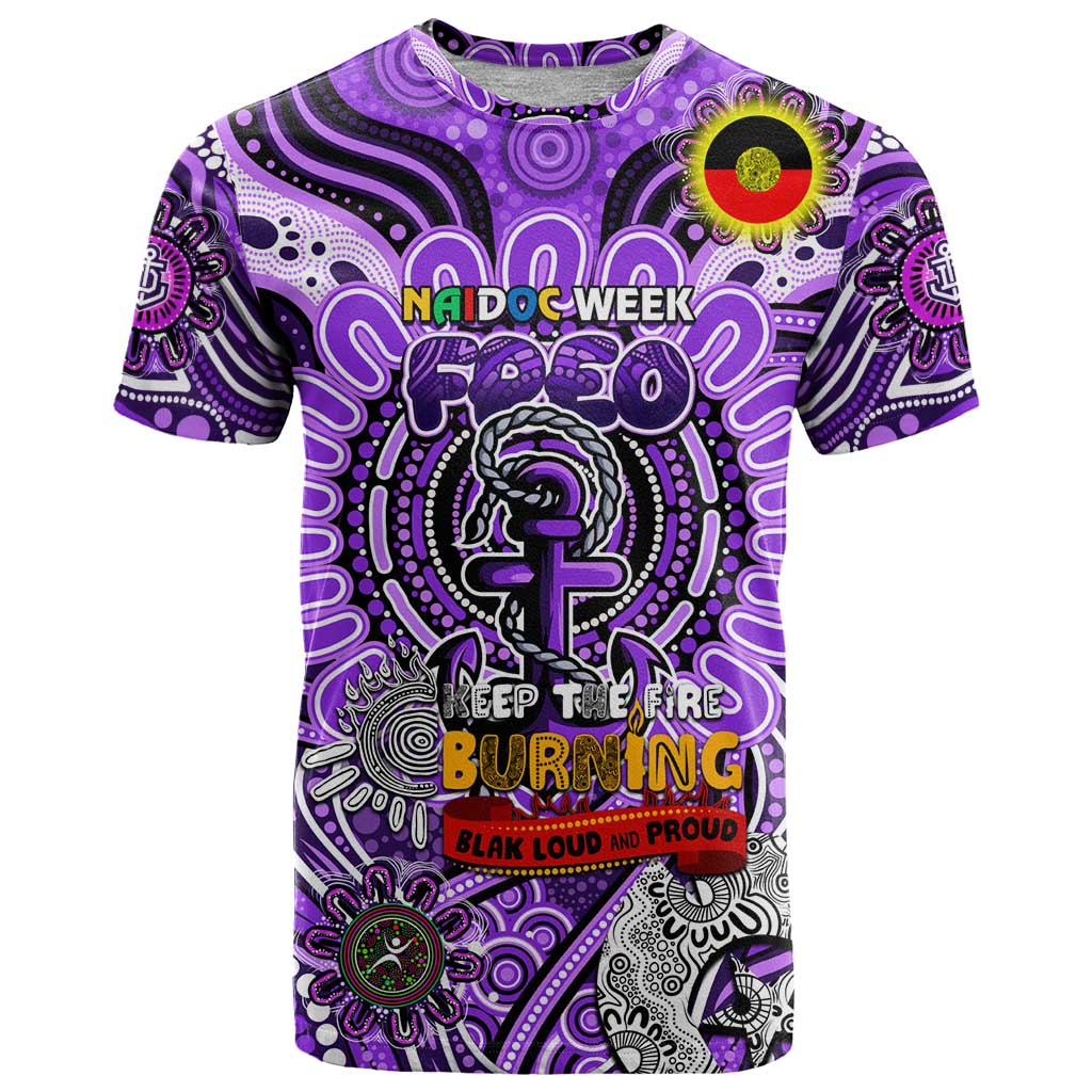 Custom Fremantle Dockers Freo NAIDOC Week 2024 T Shirt Mascot Football