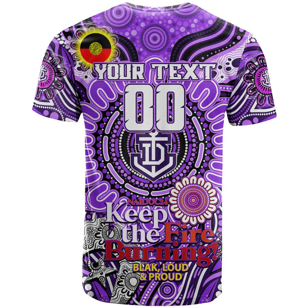 Custom Fremantle Dockers Freo NAIDOC Week 2024 T Shirt Mascot Football