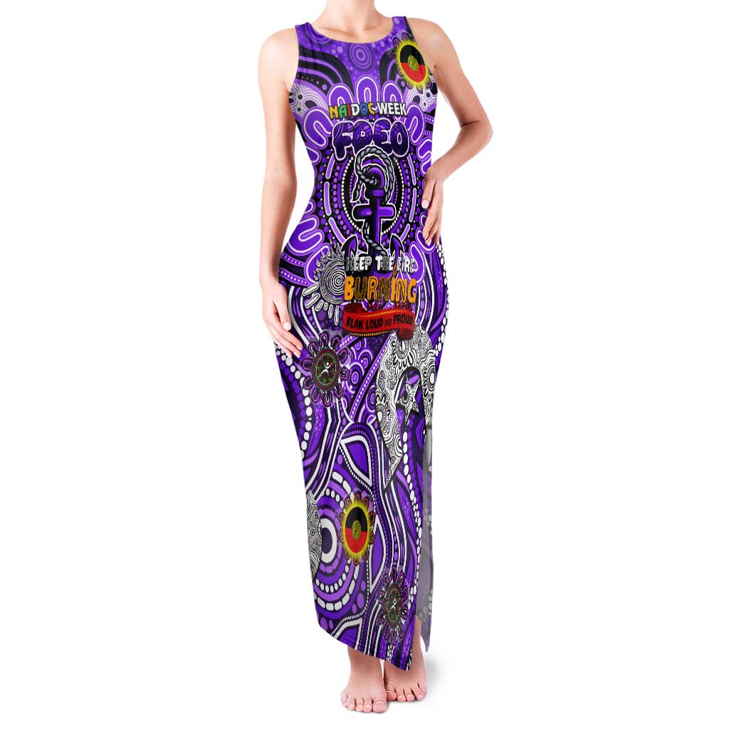 Custom Fremantle Dockers Freo NAIDOC Week 2024 Tank Maxi Dress Mascot Football
