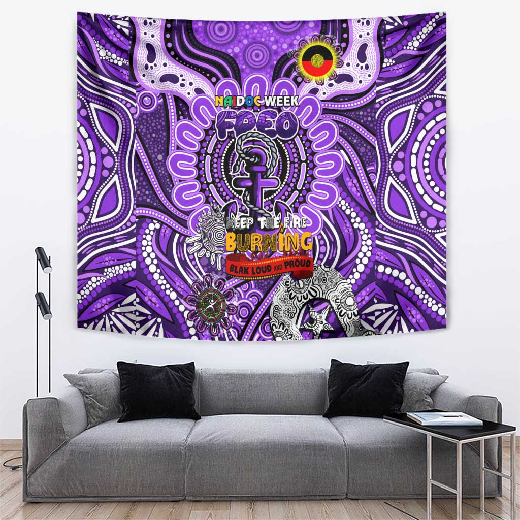 Fremantle Dockers Freo NAIDOC Week 2024 Tapestry Mascot Football