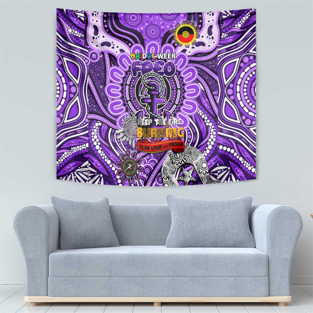 Fremantle Dockers Freo NAIDOC Week 2024 Tapestry Mascot Football