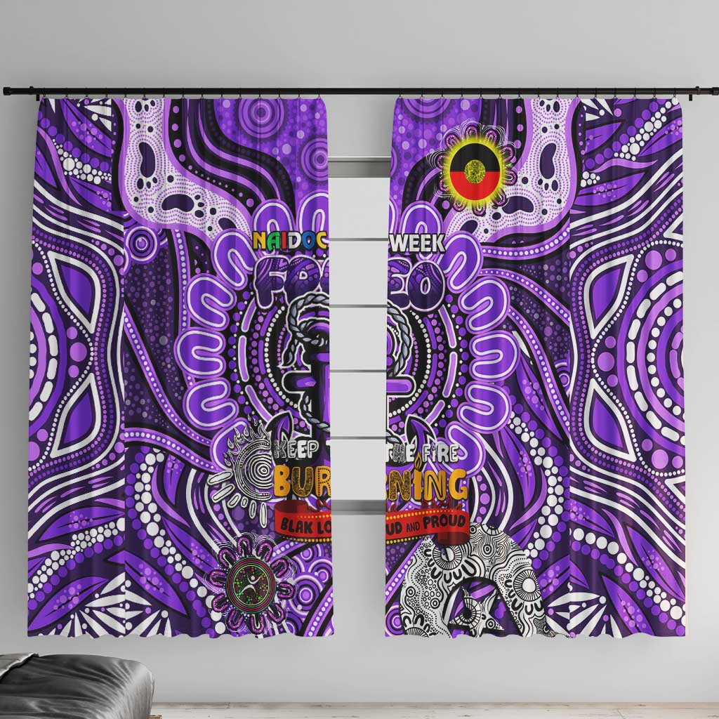 Fremantle Dockers Freo NAIDOC Week 2024 Window Curtain Mascot Football