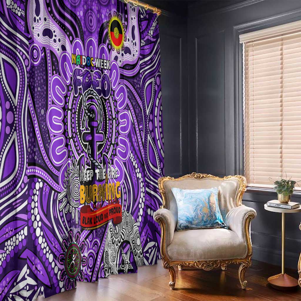 Fremantle Dockers Freo NAIDOC Week 2024 Window Curtain Mascot Football