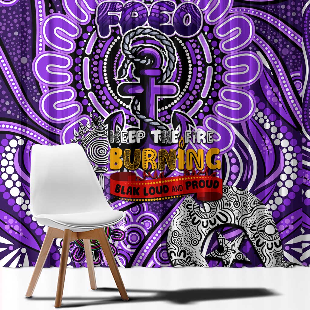 Fremantle Dockers Freo NAIDOC Week 2024 Window Curtain Mascot Football