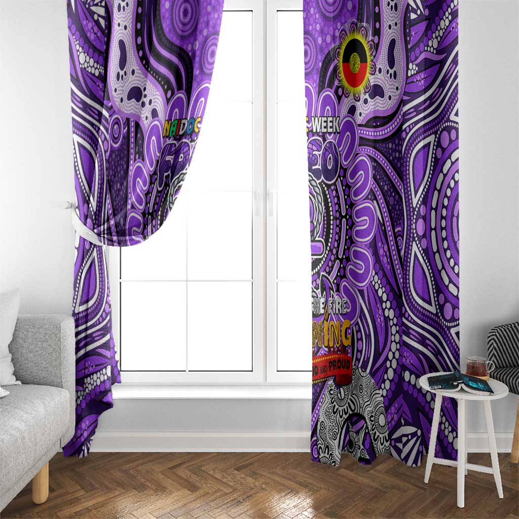 Fremantle Dockers Freo NAIDOC Week 2024 Window Curtain Mascot Football