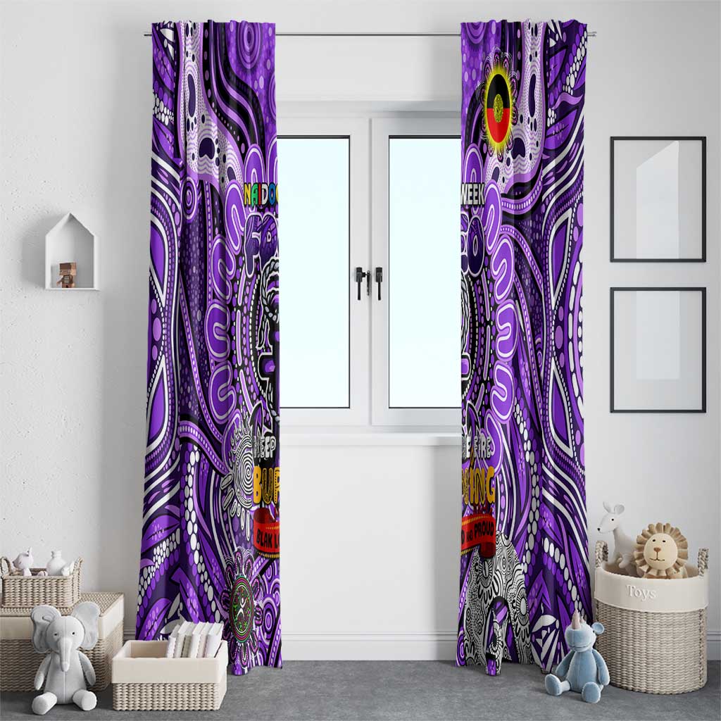 Fremantle Dockers Freo NAIDOC Week 2024 Window Curtain Mascot Football