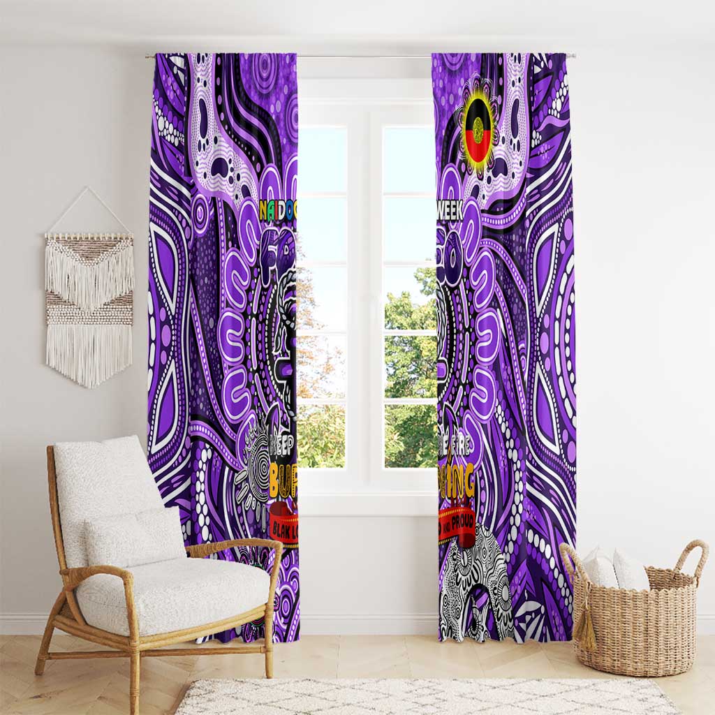 Fremantle Dockers Freo NAIDOC Week 2024 Window Curtain Mascot Football