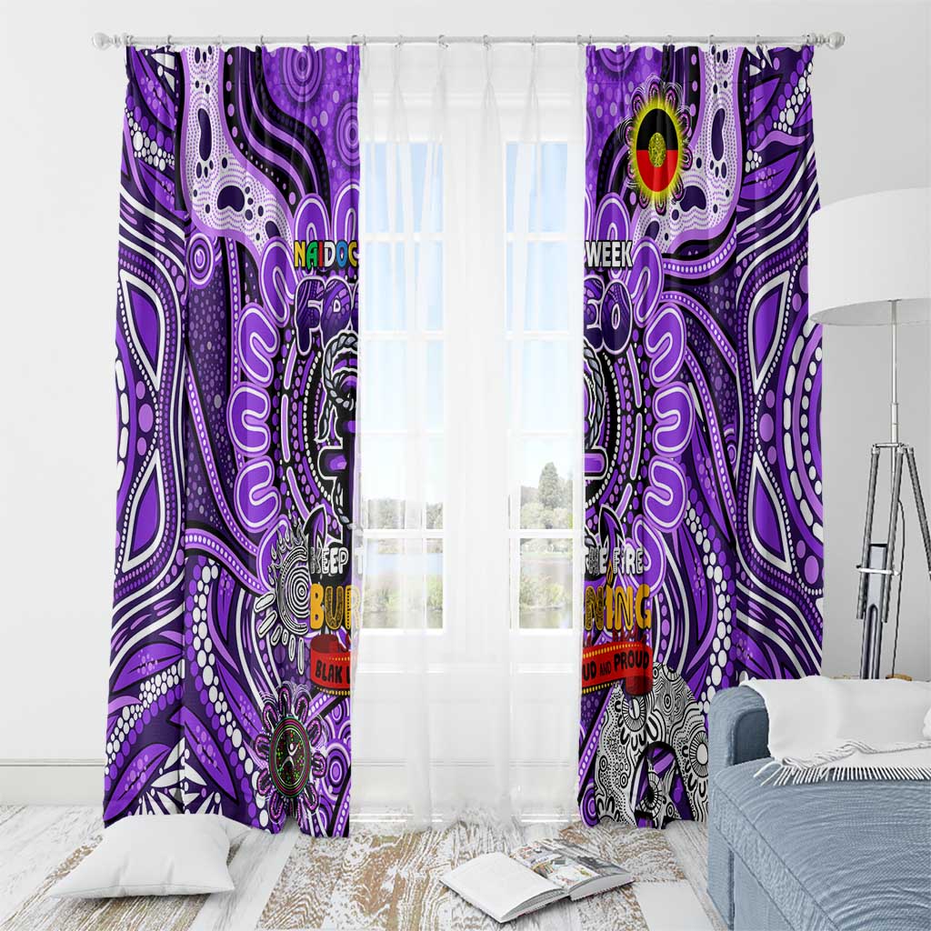 Fremantle Dockers Freo NAIDOC Week 2024 Window Curtain Mascot Football