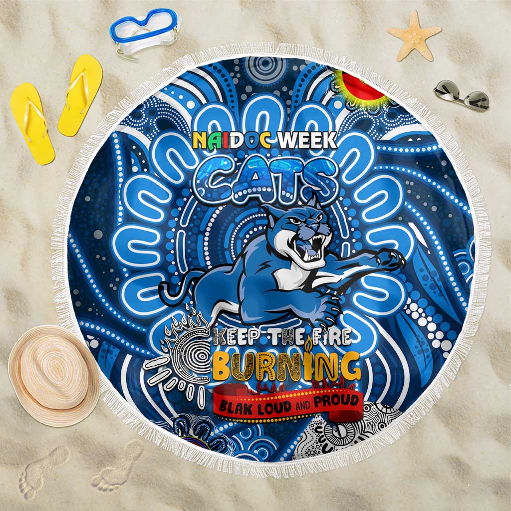 Geelong Cats NAIDOC Week 2024 Beach Blanket Mascot Football