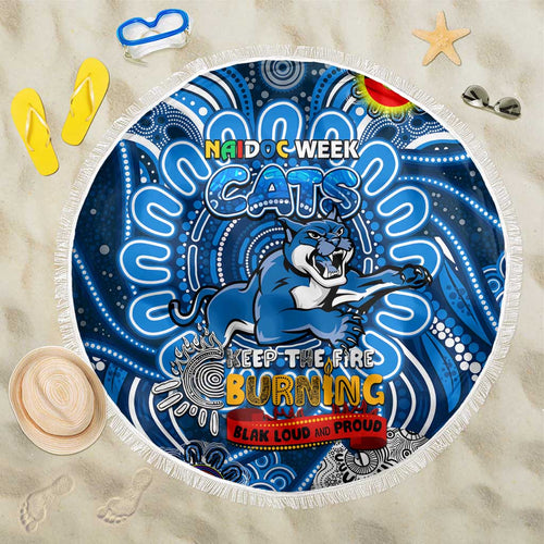Geelong Cats NAIDOC Week 2024 Beach Blanket Mascot Football