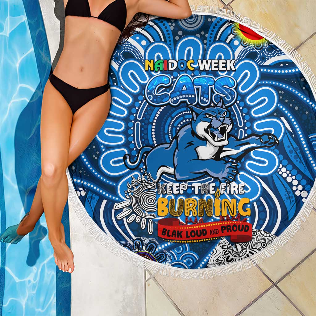 Geelong Cats NAIDOC Week 2024 Beach Blanket Mascot Football