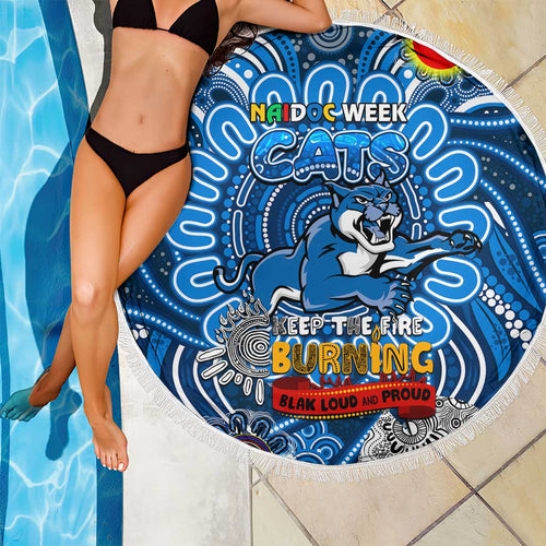 Geelong Cats NAIDOC Week 2024 Beach Blanket Mascot Football