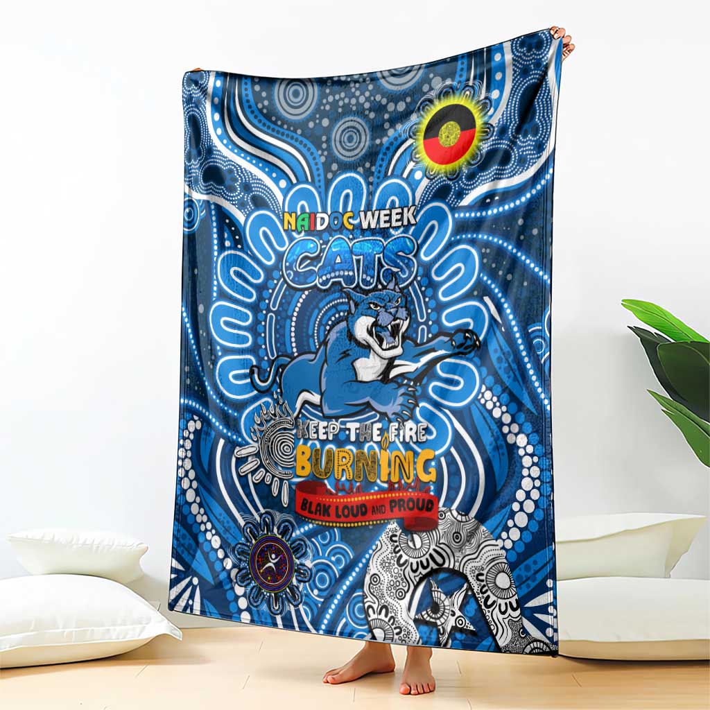 Geelong Cats NAIDOC Week 2024 Blanket Mascot Football