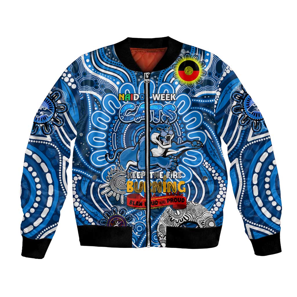 Custom Geelong Cats NAIDOC Week 2024 Bomber Jacket Mascot Football