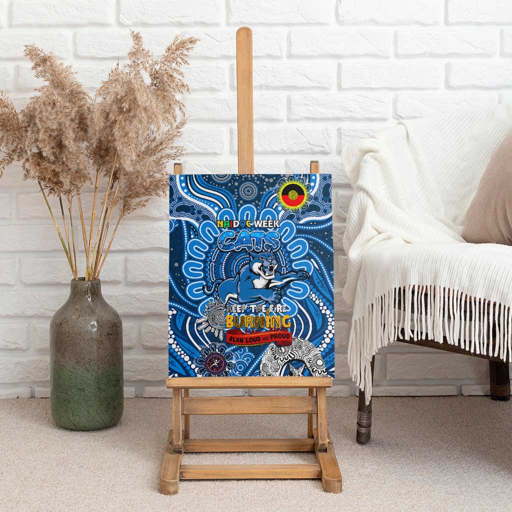 Geelong Cats NAIDOC Week 2024 Canvas Wall Art Mascot Football