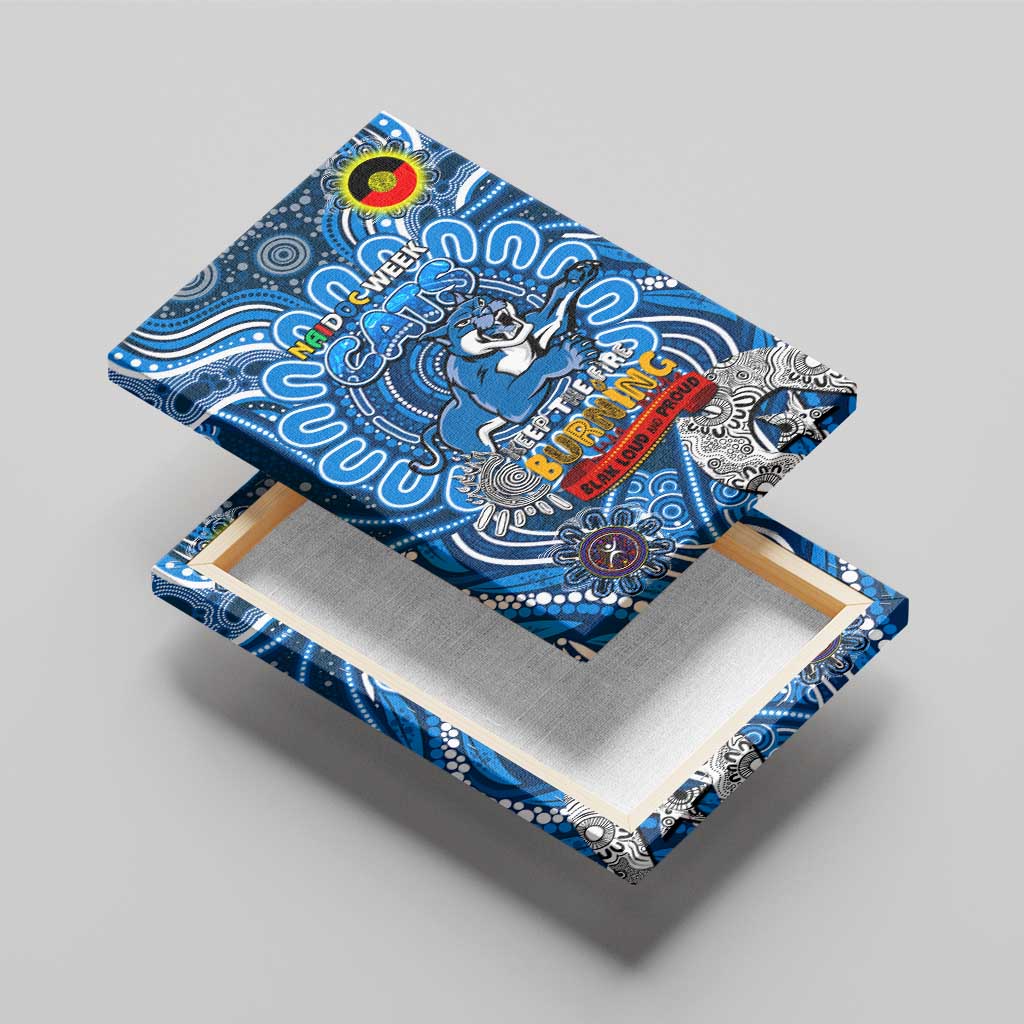 Geelong Cats NAIDOC Week 2024 Canvas Wall Art Mascot Football
