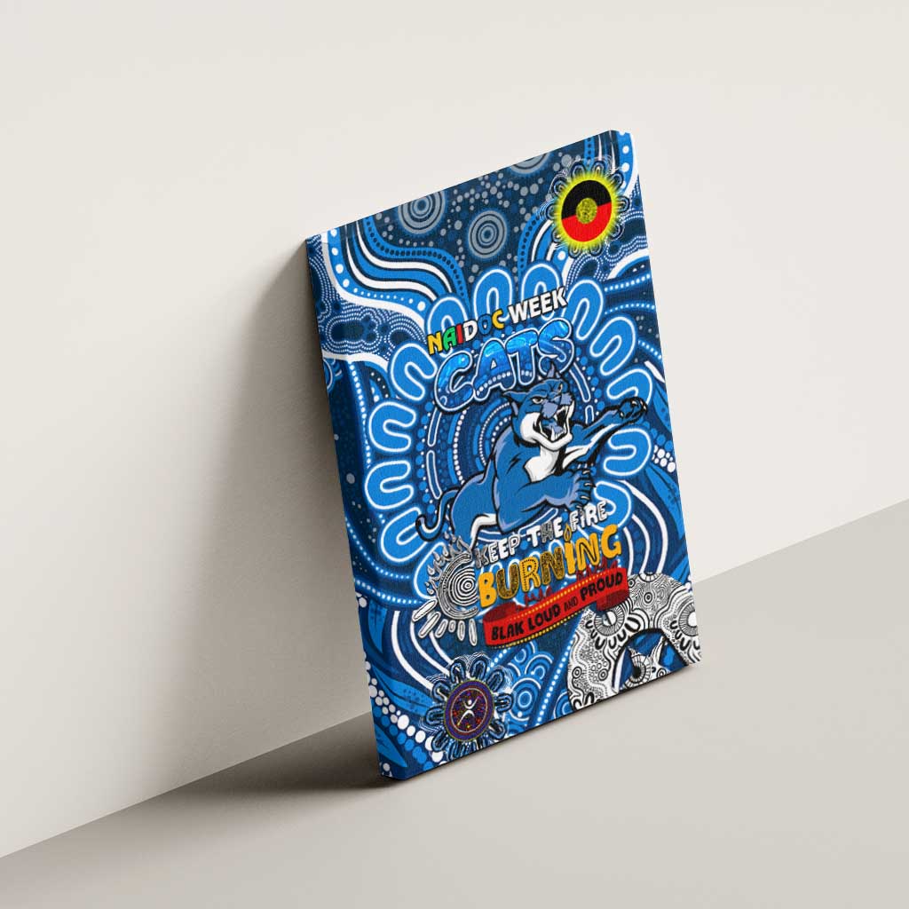 Geelong Cats NAIDOC Week 2024 Canvas Wall Art Mascot Football