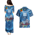 Custom Geelong Cats NAIDOC Week 2024 Couples Matching Puletasi and Hawaiian Shirt Mascot Football