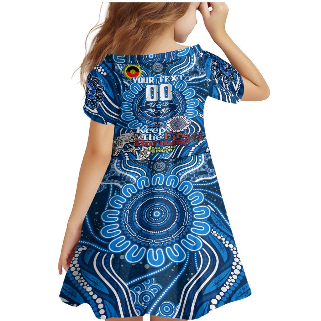 Custom Geelong Cats NAIDOC Week 2024 Family Matching Mermaid Dress and Hawaiian Shirt Mascot Football