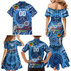 Custom Geelong Cats NAIDOC Week 2024 Family Matching Mermaid Dress and Hawaiian Shirt Mascot Football