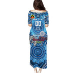 Custom Geelong Cats NAIDOC Week 2024 Family Matching Puletasi and Hawaiian Shirt Mascot Football