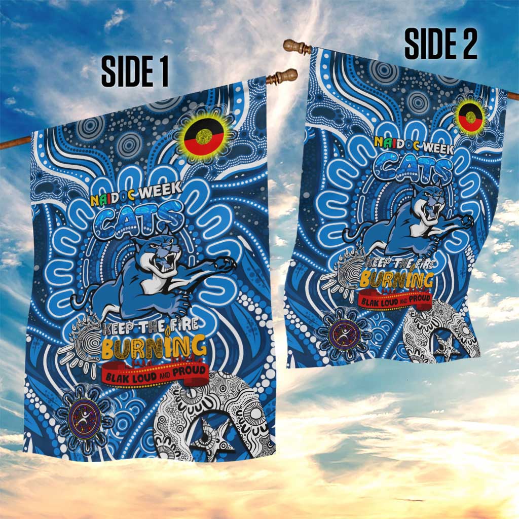 Geelong Cats NAIDOC Week 2024 Garden Flag Mascot Football