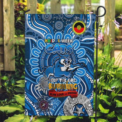 Geelong Cats NAIDOC Week 2024 Garden Flag Mascot Football