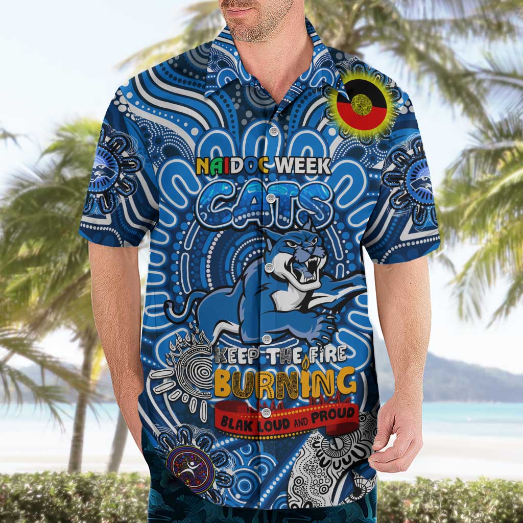 Custom Geelong Cats NAIDOC Week 2024 Hawaiian Shirt Mascot Football