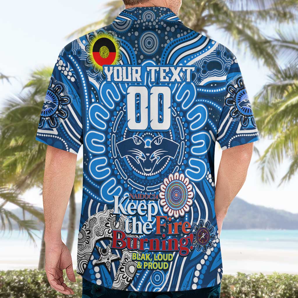 Custom Geelong Cats NAIDOC Week 2024 Hawaiian Shirt Mascot Football
