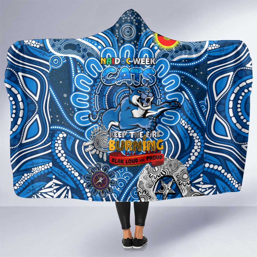 Geelong Cats NAIDOC Week 2024 Hooded Blanket Mascot Football