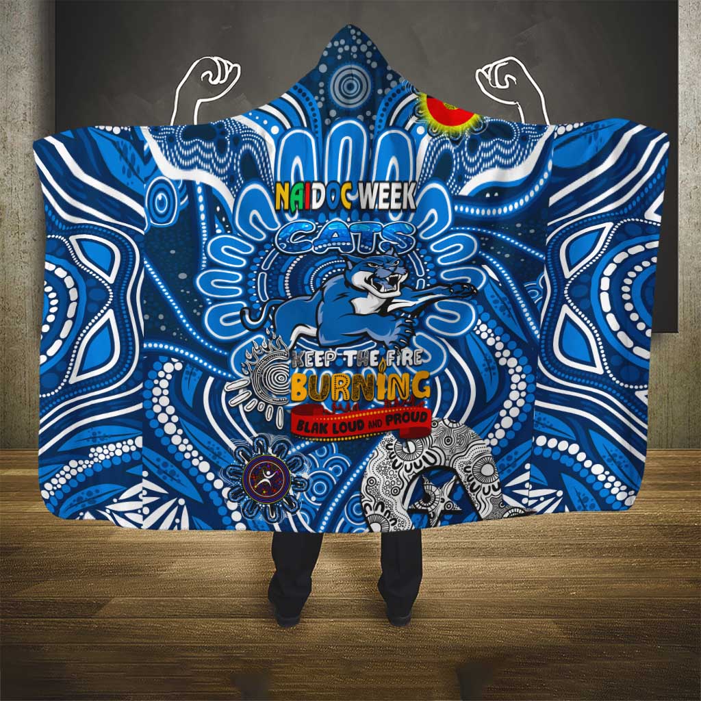 Geelong Cats NAIDOC Week 2024 Hooded Blanket Mascot Football