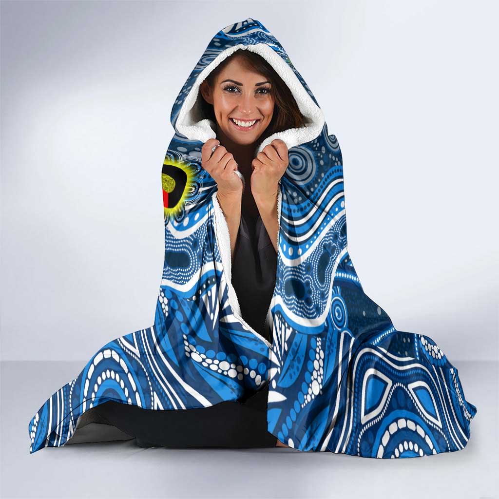 Geelong Cats NAIDOC Week 2024 Hooded Blanket Mascot Football
