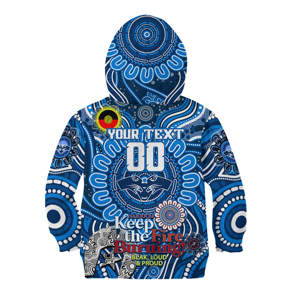 Custom Geelong Cats NAIDOC Week 2024 Kid Hoodie Mascot Football