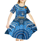 Custom Geelong Cats NAIDOC Week 2024 Kid Short Sleeve Dress Mascot Football