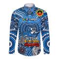 Custom Geelong Cats NAIDOC Week 2024 Long Sleeve Button Shirt Mascot Football