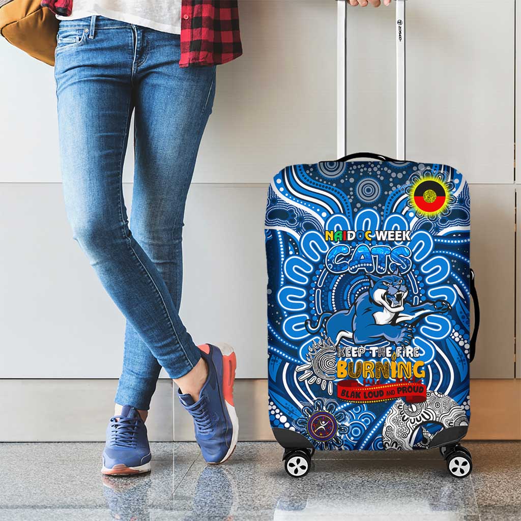Geelong Cats NAIDOC Week 2024 Luggage Cover Mascot Football