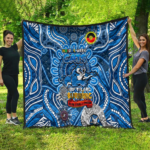 Geelong Cats NAIDOC Week 2024 Quilt Mascot Football