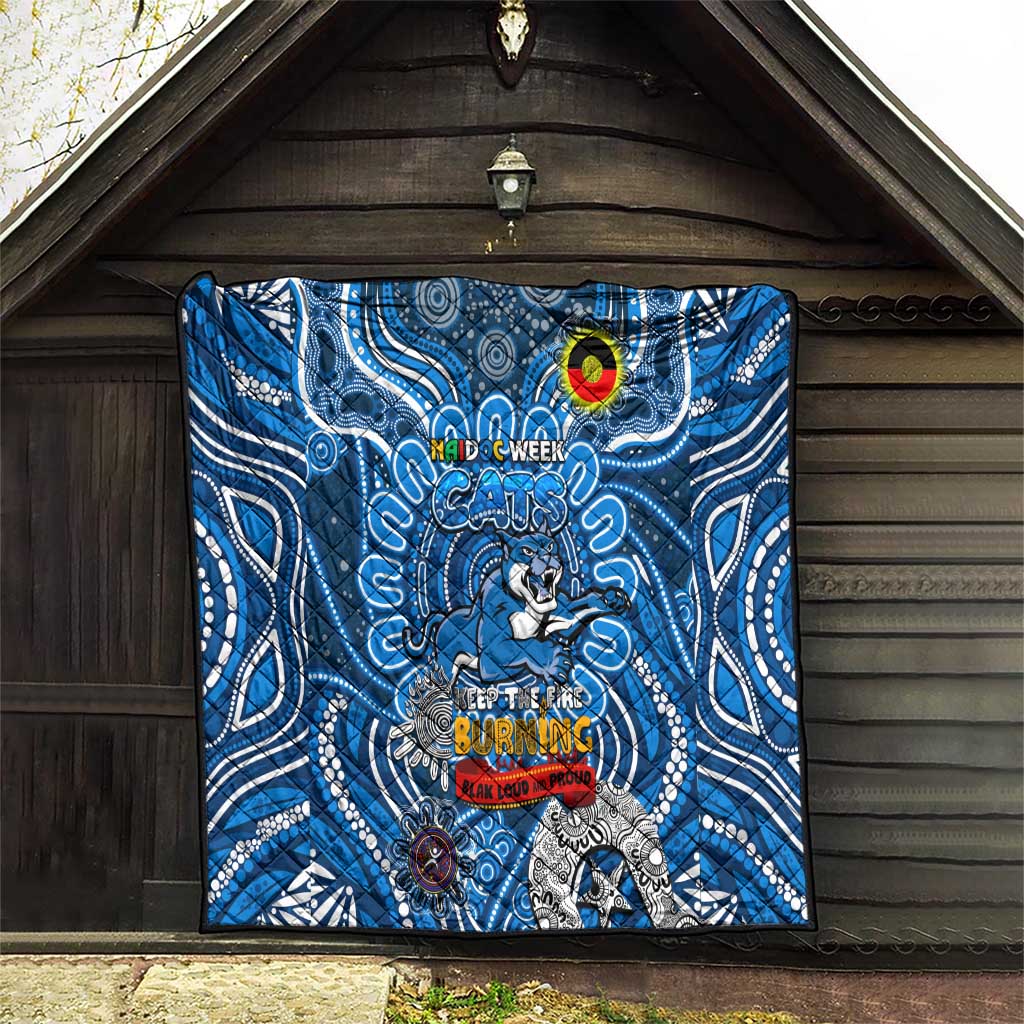 Geelong Cats NAIDOC Week 2024 Quilt Mascot Football
