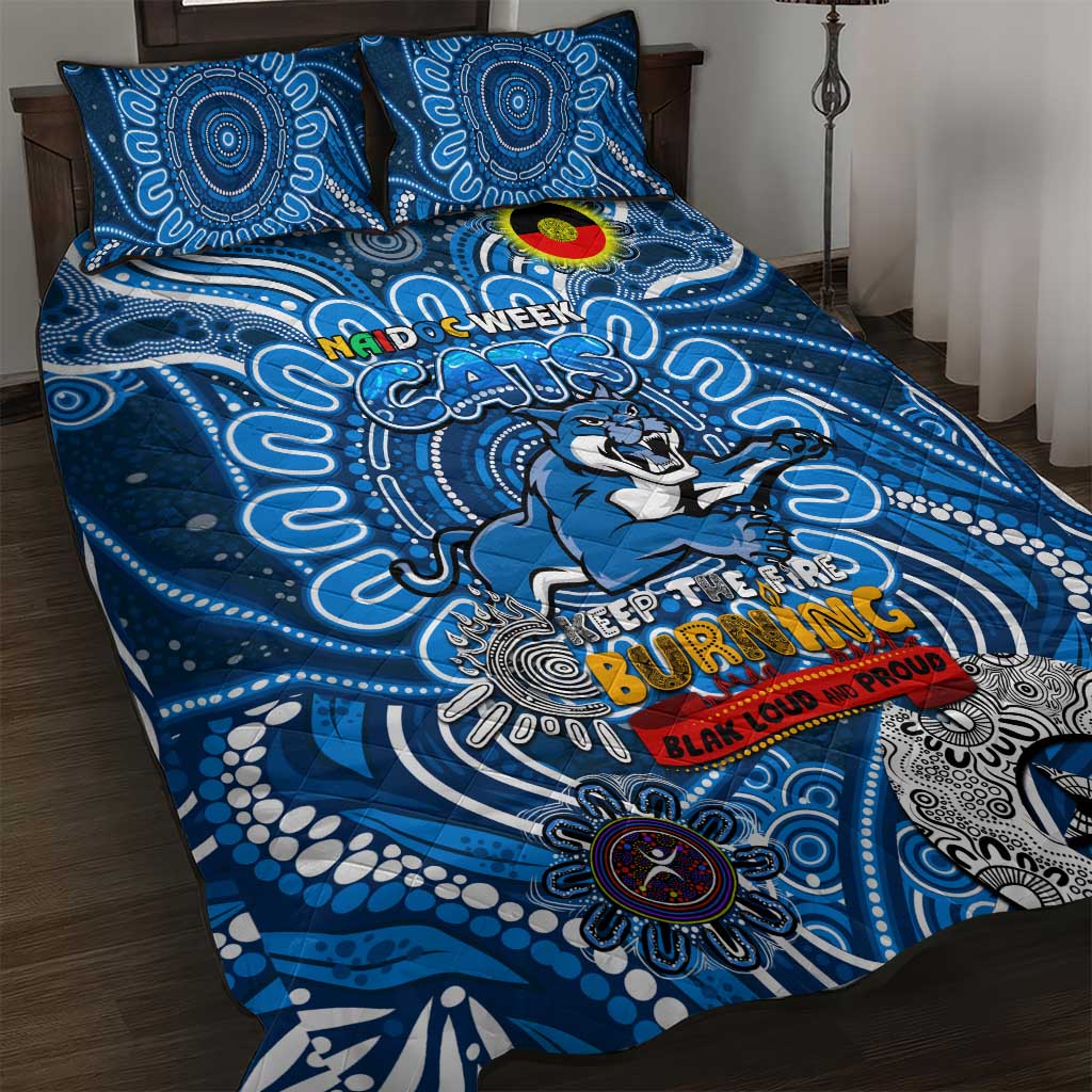 Geelong Cats NAIDOC Week 2024 Quilt Bed Set Mascot Football